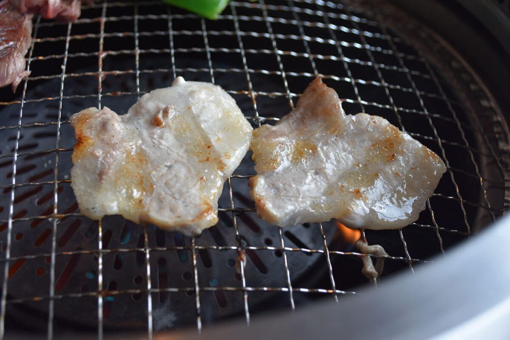 牛香 サムギョプサル定食（焼き）