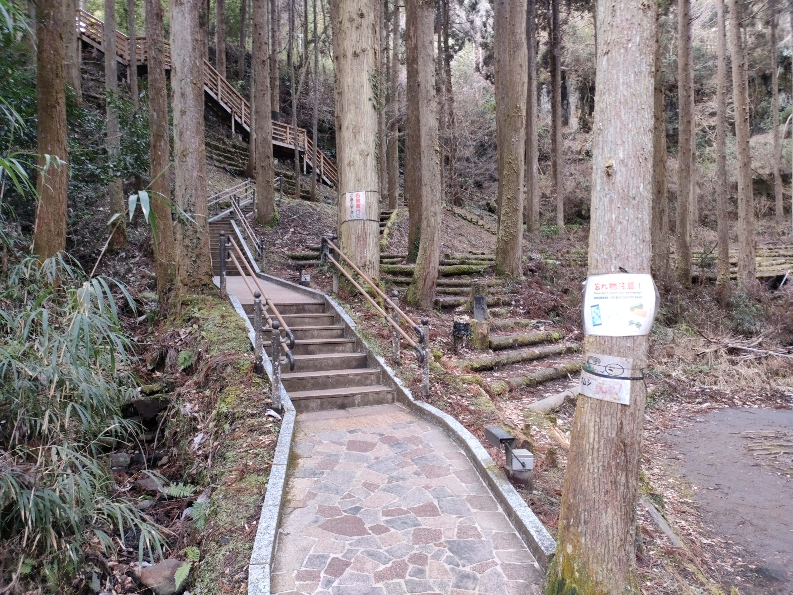 鍋ケ滝 階段