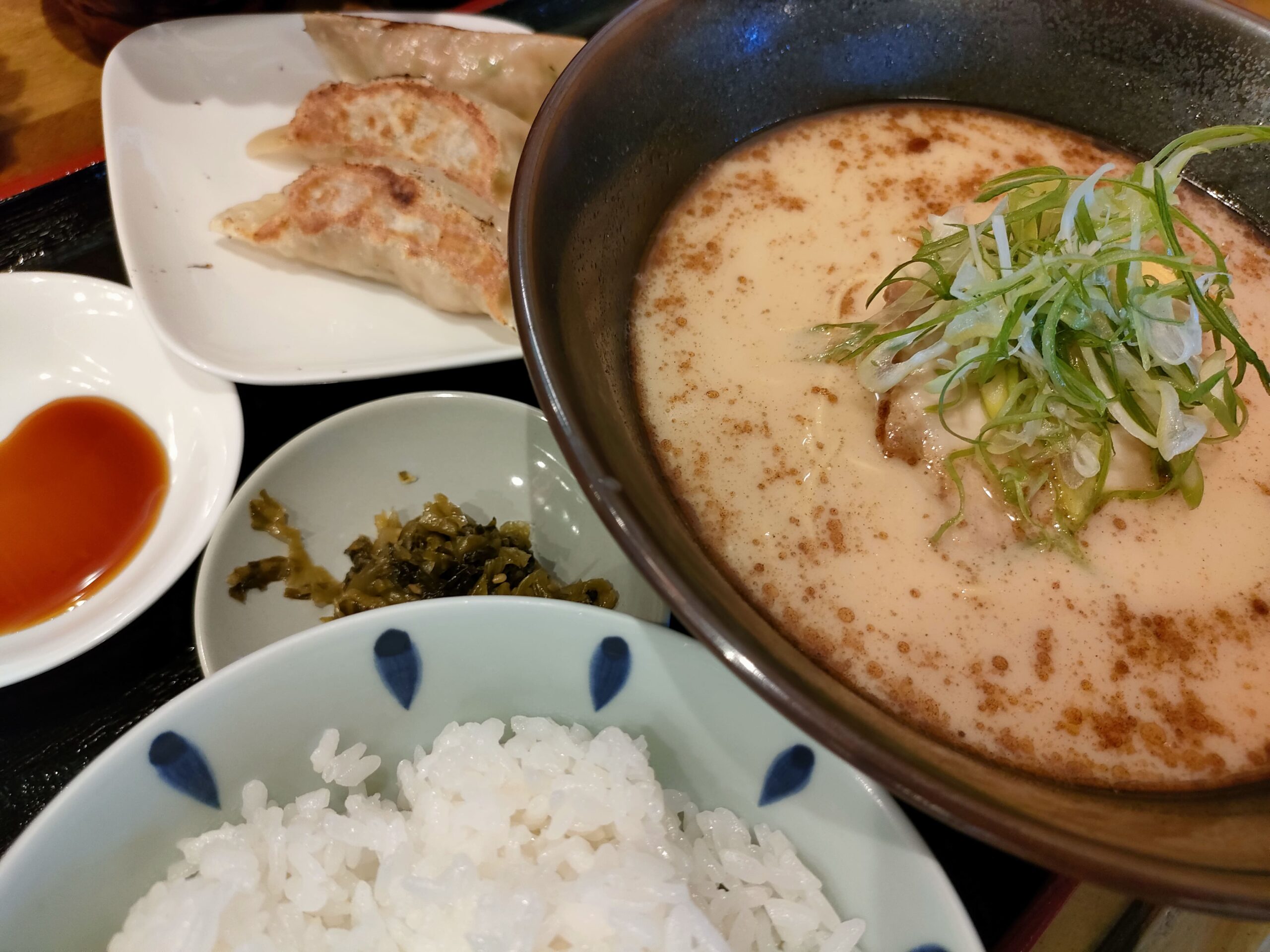 火の国屋 自家製麺 とんこつラーメン ラーメン定食