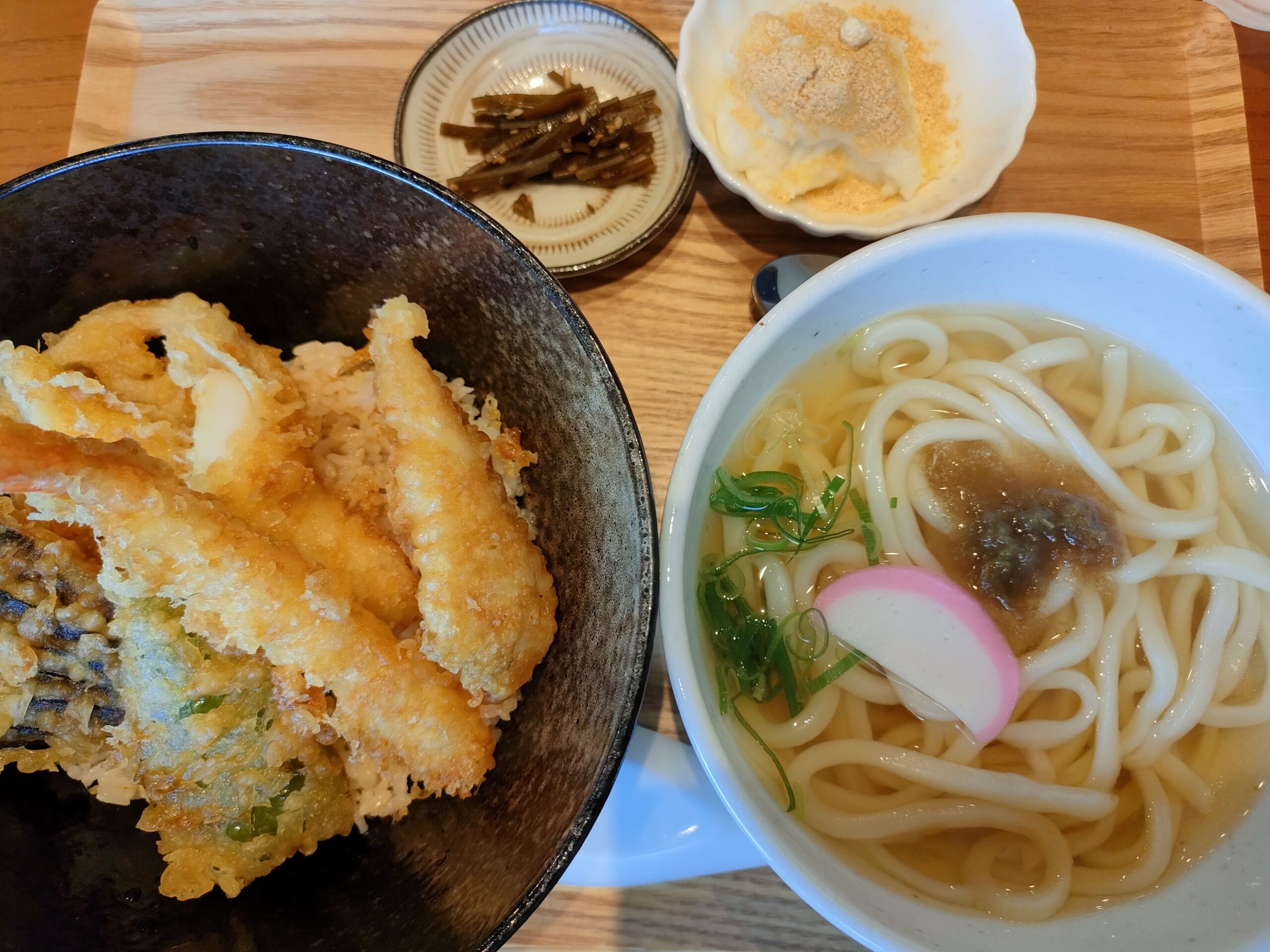 粉香処 きよみず 天丼セット
